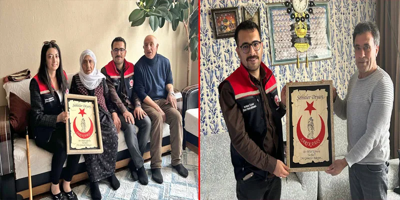 Kars’ta Şehit Aileleri ve Gazilere Ramazan Bayramı Ziyareti