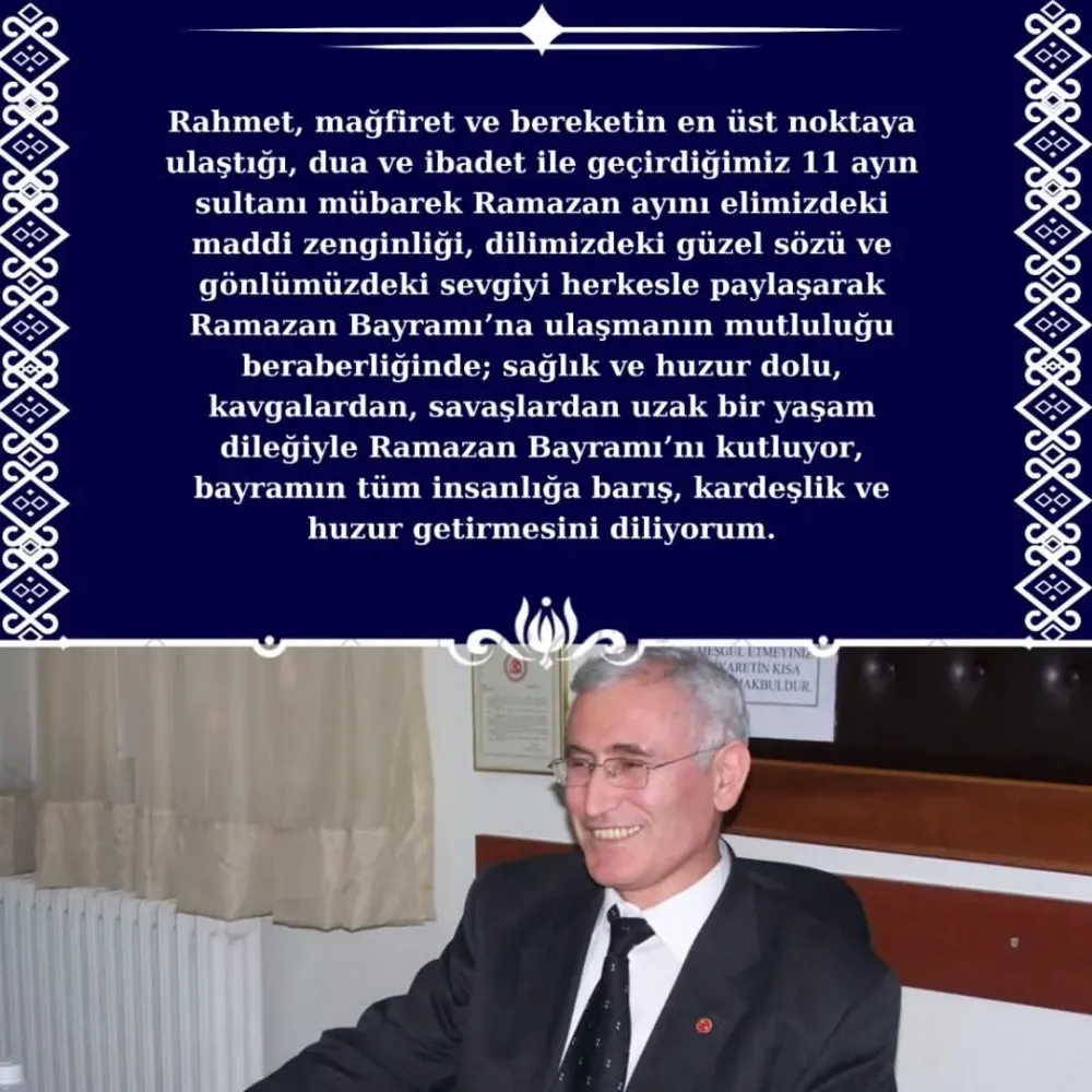 Alaeddin İKİCAN ;  KIRKSEDER Başkanı Bayram Mesaji